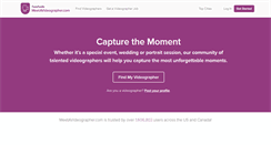 Desktop Screenshot of meetavideographer.com